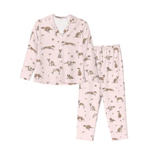 Load image into Gallery viewer, Whippet Pajamas for Women - XL Available - I Love Brindle and White Whippets-Pajamas-Apparel,Dog Mom Gifts,Pajamas,Whippet-7