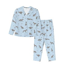 Load image into Gallery viewer, Whippet Pajamas for Women - XL Available - I Love Grey Whippets-Pajamas-Apparel,Dog Mom Gifts,Pajamas,Whippet-11