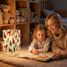 Load image into Gallery viewer, Whippets in Festive Winter Wear Desktop Table Lamp-Desk Lamps-Christmas,Dog Dad Gifts,Dog Mom Gifts,Home Decor,Lamp,Whippet-5