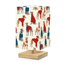 Load image into Gallery viewer, Whippets in Festive Winter Wear Desktop Table Lamp-Desk Lamps-Christmas,Dog Dad Gifts,Dog Mom Gifts,Home Decor,Lamp,Whippet-US Plug-2