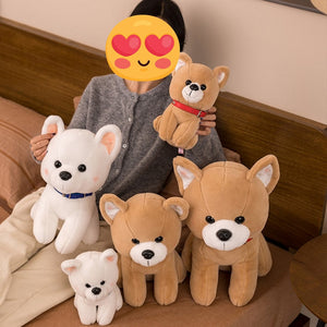 White and Fawn Chihuahua Stuffed Animal Plush Toys-Soft Toy-Chihuahua, Dogs, Home Decor, Stuffed Animal-7