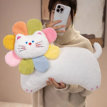 Load image into Gallery viewer, White Cat Plush Toy and Lumbar Pillow - Spring Flower Sweetheart-18