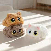 Load image into Gallery viewer, White Cat Plush Toy - Big Eyed Squishy Cat-3