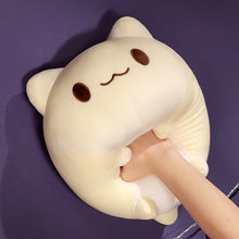 Load image into Gallery viewer, White Cat Plush Toy - Whimsical Fish Tail Design-2