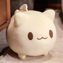 Load image into Gallery viewer, White Cat Plush Toy - Whimsical Fish Tail Design-3