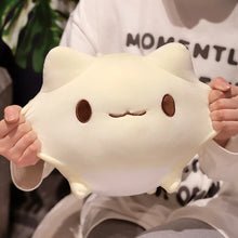 Load image into Gallery viewer, White Cat Plush Toy - Whimsical Fish Tail Design-4