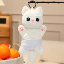 Load image into Gallery viewer, White Cat Plushie - Kitten Wearing Diaper Pants-White cat-20cm-pendant-1