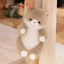 Load image into Gallery viewer, White Cat Stuffed Animal - Fluffy Standing Cat Plush Toy-14