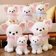 White Chihuahua Fairy Princess Stuffed Animal Plush Toys (Small to Large Size)-Stuffed Animals-Chihuahua, Home Decor, Stuffed Animal-13