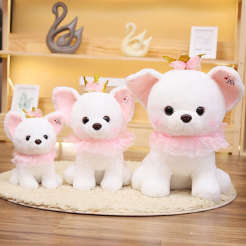 White Chihuahua Fairy Princess Stuffed Animal Plush Toys-Stuffed Animals-Chihuahua, Home Decor, Stuffed Animal-6
