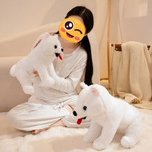 Load image into Gallery viewer, Samoyed Stuffed Animal - Tongue-Out Fluffy White Plush Toy-Stuffed Animals-Dog Memorial Gifts,Samoyed,Stuffed Animal-5