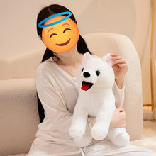 Load image into Gallery viewer, Samoyed Stuffed Animal - Tongue-Out Fluffy White Plush Toy-Stuffed Animals-Dog Memorial Gifts,Samoyed,Stuffed Animal-3