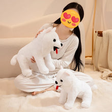 Load image into Gallery viewer, Samoyed Stuffed Animal - Tongue-Out Fluffy White Plush Toy-Stuffed Animals-Dog Memorial Gifts,Samoyed,Stuffed Animal-4