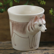 Load image into Gallery viewer, White Husky Love 3D Ceramic Cup-Mug-Dogs, Home Decor, Mugs, Siberian Husky-8