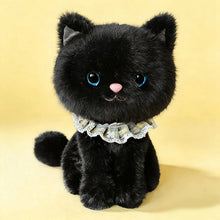 Load image into Gallery viewer, White Persian Cat Plushie - Big Eyes with Ruffle Collar-Stuffed Animals-Cat Memorial Gifts,Persian Cat,Stuffed Animal,White Cat-4