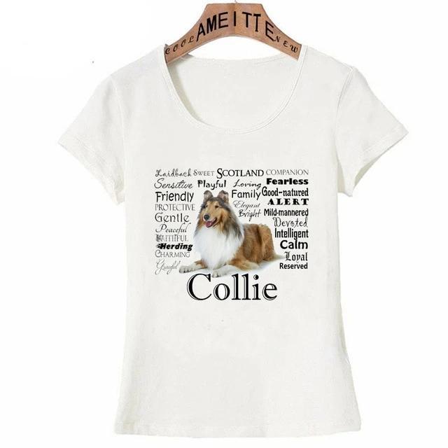 Why I Love My Collie Womens T ShirtApparelWhiteS
