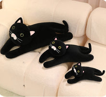Load image into Gallery viewer, Wide Eyed Black Cat Stuffed Animal Plush Toys-Cats-Cats,Stuffed Animal-1