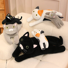 Load image into Gallery viewer, Wide Eyed Black Cat Stuffed Animal Plush Toys-4