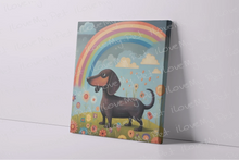 Load image into Gallery viewer, Wiener Dog&#39;s Wonderland Wall Art Poster-Art-Dachshund, Dog Art, Home Decor, Poster-3