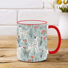 Load image into Gallery viewer, Wildflower Meadow Dalmatians Delight Christmas Coffee Mug-2