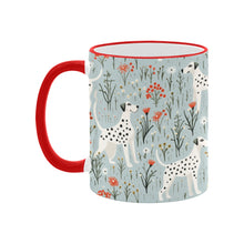 Load image into Gallery viewer, Wildflower Meadow Dalmatians Delight Christmas Coffee Mug-3