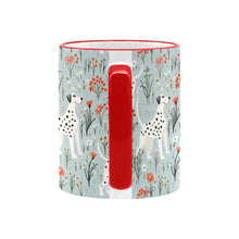 Load image into Gallery viewer, Wildflower Meadow Dalmatians Delight Christmas Coffee Mug-6