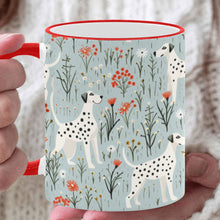 Load image into Gallery viewer, Wildflower Meadow Dalmatians Delight Christmas Coffee Mug-White2-ONE SIZE-1