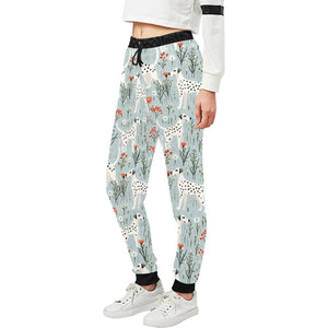 Wildflower Meadow Dalmatians Delight Christmas Unisex Sweatpants-Apparel-Apparel, Christmas, Dalmatian, Dog Dad Gifts, Dog Mom Gifts, Pajamas-2