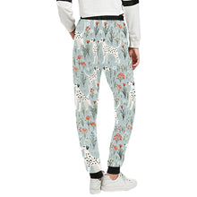 Load image into Gallery viewer, Wildflower Meadow Dalmatians Delight Christmas Unisex Sweatpants-Apparel-Apparel, Christmas, Dalmatian, Dog Dad Gifts, Dog Mom Gifts, Pajamas-3