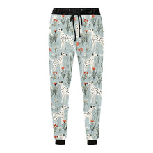 Load image into Gallery viewer, Wildflower Meadow Dalmatians Delight Christmas Unisex Sweatpants-Apparel-Apparel, Christmas, Dalmatian, Dog Dad Gifts, Dog Mom Gifts, Pajamas-4