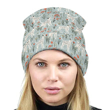 Load image into Gallery viewer, Wildflower Meadow Dalmatians Delight Warm Christmas Beanie-Accessories-Accessories, Christmas, Dalmatian, Dog Mom Gifts, Hats-ONE SIZE-2