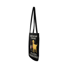 Load image into Gallery viewer, Wine and Golden Retriever Mom Lightweight Tote Bags-Accessories-Accessories,Bags,Dog Mom Gifts,Golden Retriever-4