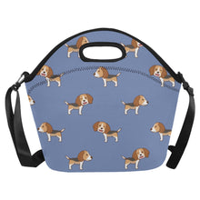 Load image into Gallery viewer, Winking Beagle Love Neoprene Lunch Bag-12