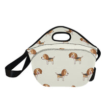 Load image into Gallery viewer, Winking Beagle Love Neoprene Lunch Bag-6