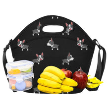 Load image into Gallery viewer, Winking Boston Terrier Love Neoprene Lunch Bag-13