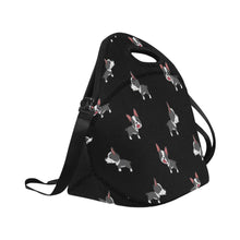 Load image into Gallery viewer, Winking Boston Terrier Love Neoprene Lunch Bag-14