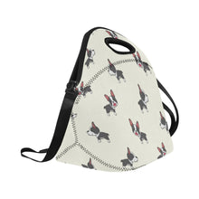 Load image into Gallery viewer, Winking Boston Terrier Love Neoprene Lunch Bag-3