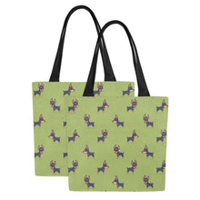 Load image into Gallery viewer, Winking Doberman Love Canvas Tote Bag - Bundle of 2-Accessories-Accessories, Bags, Doberman-13