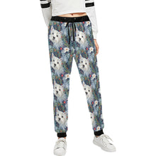 Load image into Gallery viewer, Winter Garden Westie Christmas Unisex Sweatpants-Apparel-Apparel, Christmas, Dog Dad Gifts, Dog Mom Gifts, Pajamas, West Highland Terrier-XS-1