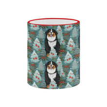 Load image into Gallery viewer, Winter Whimsy Bernese Mountain Dog Christmas Coffee Mug-4