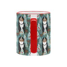 Load image into Gallery viewer, Winter Whimsy Bernese Mountain Dog Christmas Coffee Mug-6