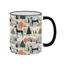 Load image into Gallery viewer, Winter Whimsy Greyhound’s Christmas Coffee Mug-3