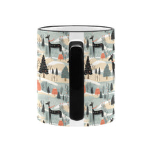 Load image into Gallery viewer, Winter Whimsy Greyhound’s Christmas Coffee Mug-5