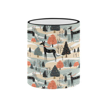 Load image into Gallery viewer, Winter Whimsy Greyhound’s Christmas Coffee Mug-6