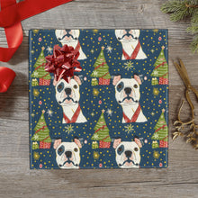 Load image into Gallery viewer, Winter Whimsy Pit Bull Christmas Gift Wrapping Paper - 2 Rolls-Christmas Ornament-Christmas,Pit Bull,Wrapping Paper-1