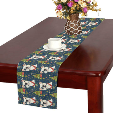 Winter Whimsy Pit Bull Christmas Table Runner One Size 360x