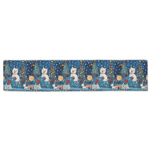 Load image into Gallery viewer, Winter Whimsy Westies Christmas Table Runner-Home Decor-Christmas, Dog Dad Gifts, Dog Mom Gifts, Home Decor, West Highland Terrier-White10-ONE SIZE-1