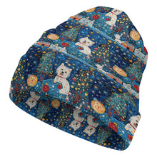 Load image into Gallery viewer, Winter Whimsy Westies Warm Christmas Beanie-Accessories-Accessories, Christmas, Dog Mom Gifts, Hats, West Highland Terrier-ONE SIZE-4