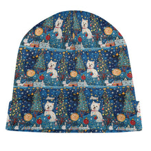 Load image into Gallery viewer, Winter Whimsy Westies Warm Christmas Beanie-Accessories-Accessories, Christmas, Dog Mom Gifts, Hats, West Highland Terrier-ONE SIZE-5