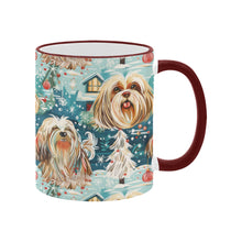 Load image into Gallery viewer, Winter Whiskers Shih Tzu Christmas Coffee Mug-2